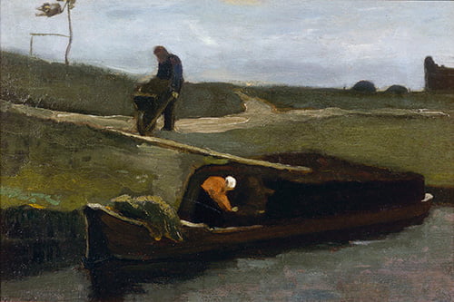 Peat Boat with Two Figures_van_Gogh_F21_JH415