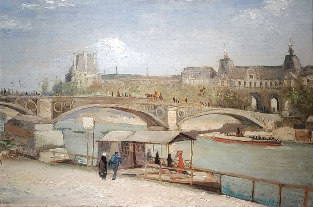 Pont du Carrousel and the Louvre - Van Gogh - OhVincent