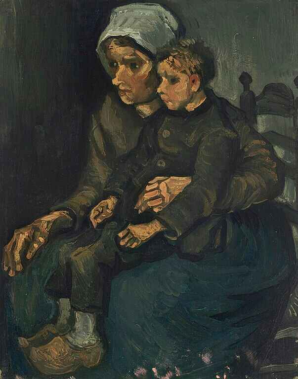 Peasant Woman with child on her lap